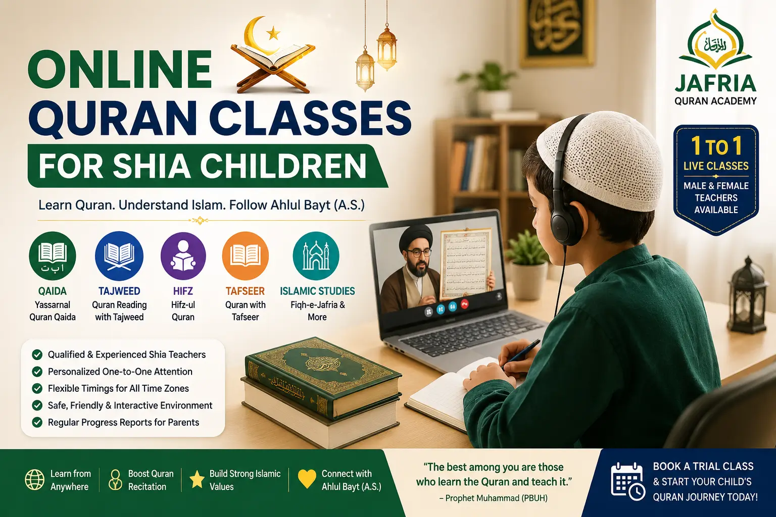 Online Quran Classes for Shia Children