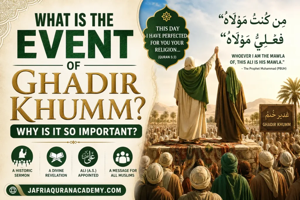 Event of Ghadir Khumm: What Happened & Why It Matters